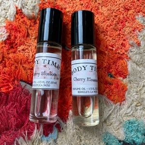 2 bottles of rare Body Time Cherry blossom perfume
